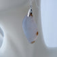  The bail and earring wires are authentic 925 sterling silver.  Wear these original earrings and stand out in a crowd!  Known as the Treasure State, Montana’s landscape is an abundant resource for precious and semi-precious stones.  One of the semi-precious stones, Madison Blue Agate, are featured in these earrings.  