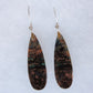 This stone is a natural color, no dyes or heat treatment have been used.  It was photographed without filters in natural light; however, slight color variations may occur due to digitization.  Natural stones can have nooks and crannies, inclusions or small cracks, these distinguishing features lend character to the piece.  Your purchased Earrings will be 