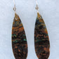 Feel treasured when you wear these Indonesian Blue Opalized Wood & Sterling Silver Earrings!