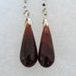 These will top off any outfit! Pick a pair of beautiful Amber & Sterling Silver Earrings.   One of a kind, completely unique and hand crafted by an independent master artist!!  The bail and earring wires are authentic 925 sterling silver.