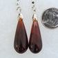 The bail and earring wires are authentic 925 sterling silver.