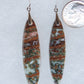 Pick your favorite Indonesian River Jasper & Sterling Silver Earrings and enjoy!     The bail and earring wire are authentic 925 sterling silver.