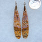 Pick your favorite Indonesian River Jasper & Sterling Silver Earrings and enjoy!     The bail and earring wire are authentic 925 sterling silver.