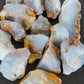 Considered a nurturing stone, Madison Blue Agate is known to absorb negative energy and dissipate it before it can be passed on, an awesome edge to have around the house and office when dealing with daily challenges.  A perfect balance of energy, calming and boosting properties just for you and your environment!  Bundle Weight: 1 lb 8 oz