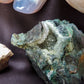 20 polished madison blue agate (x small) $10.99  2 single crystals, $2  1 crystal cluster with 2 points, $2  1 crystal cluster with 4 points, $5  Total Value - $183.18 Sale Price - $137.39 (25% OFF