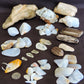 Bonus!  10 extra small polished madison blue agate, $0 Total Value - $131.45 Sale Price - $98.59