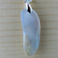 This rare stone is found in only a few locations in Montana, our material is hand collected on private property in the mountains and carried out in backpacks...each piece worth its weight in every step!  The translucent blue agate and its color variations have an alluring effect, many people find the blue agate a relaxing, calming and peaceful stone to wear.  Original and unique in design, each piece is hand crafted by lapidary artists in Montana. 