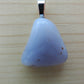 This rare stone is found in only a few locations in Montana, our material is hand collected on private property in the mountains and carried out in backpacks...each piece worth its weight in every step!  The translucent blue agate and its color variations have an alluring effect, many people find the blue agate a relaxing, calming and peaceful stone to wear.  Original and unique in design, each piece is hand crafted by lapidary artists in Montana. 