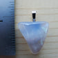 This rare stone is found in only a few locations in Montana, our material is hand collected on private property in the mountains and carried out in backpacks...each piece worth its weight in every step!  The translucent blue agate and its color variations have an alluring effect, many people find the blue agate a relaxing, calming and peaceful stone to wear.  Original and unique in design, each piece is hand crafted by lapidary artists in Montana. 