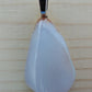 This rare stone is found in only a few locations in Montana, our material is hand collected on private property in the mountains and carried out in backpacks...each piece worth its weight in every step!  The translucent blue agate and its color variations have an alluring effect, many people find the blue agate a relaxing, calming and peaceful stone to wear.  Original and unique in design, each piece is hand crafted by lapidary artists in Montana. 