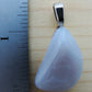 This rare stone is found in only a few locations in Montana, our material is hand collected on private property in the mountains and carried out in backpacks...each piece worth its weight in every step!  The translucent blue agate and its color variations have an alluring effect, many people find the blue agate a relaxing, calming and peaceful stone to wear.  Original and unique in design, each piece is hand crafted by lapidary artists in Montana. 