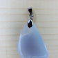 This rare stone is found in only a few locations in Montana, our material is hand collected on private property in the mountains and carried out in backpacks...each piece worth its weight in every step!  The translucent blue agate and its color variations have an alluring effect, many people find the blue agate a relaxing, calming and peaceful stone to wear.  Original and unique in design, each piece is hand crafted by lapidary artists in Montana. 