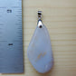 This rare stone is found in only a few locations in Montana, our material is hand collected on private property in the mountains and carried out in backpacks...each piece worth its weight in every step!  The translucent blue agate and its color variations have an alluring effect, many people find the blue agate a relaxing, calming and peaceful stone to wear.  Original and unique in design, each piece is hand crafted by lapidary artists in Montana. 