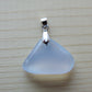 This rare stone is found in only a few locations in Montana, our material is hand collected on private property in the mountains and carried out in backpacks...each piece worth its weight in every step!  The translucent blue agate and its color variations have an alluring effect, many people find the blue agate a relaxing, calming and peaceful stone to wear.  Original and unique in design, each piece is hand crafted by lapidary artists in Montana. 