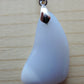 Montana Madison Blue Agate Pendant.  The stone in this pendant is a unique result of tumble shaping and polishing a piece of agate from its natural state.  The pendant is reversible, allowing you to present its natural beauty from either side to be admired by all.  This one of a kind pendant will show off your unique taste!    