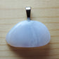 This rare stone is found in only a few locations in Montana, our material is hand collected on private property in the mountains and carried out in backpacks...each piece worth its weight in every step!  The translucent blue agate and its color variations have an alluring effect, many people find the blue agate a relaxing, calming and peaceful stone to wear.  Original and unique in design, each piece is hand crafted by lapidary artists in Montana. 